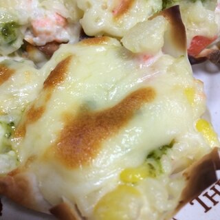餃子の皮カップのポテトチーズ焼き(o^^o)